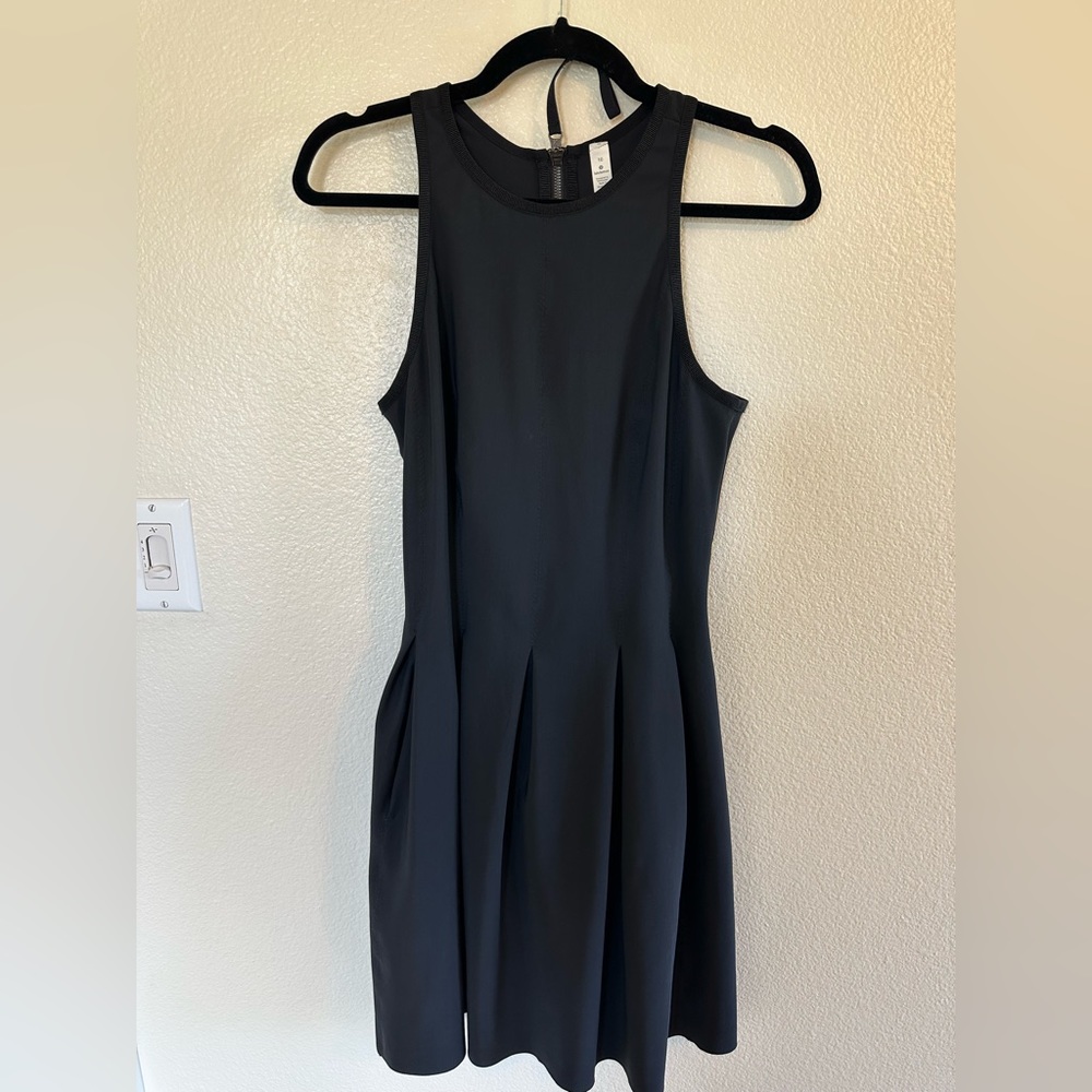 Lululemon Women Black Racerback Here to There Dress